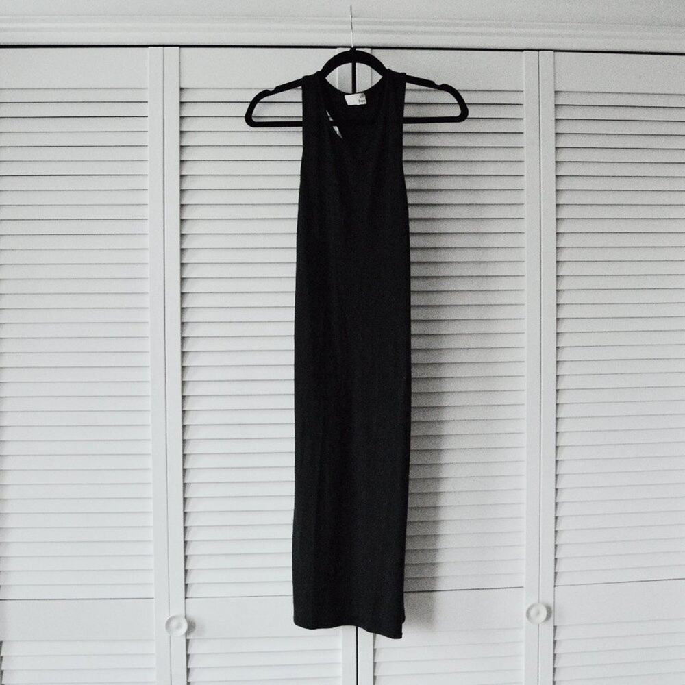 Wilfred Free XXS Black Sleeveless Tank Dress | Size XXS